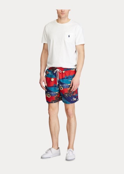 Short de Baño Polo Ralph Lauren Hombre Multicolor - Art Deco-Print - NQHJX8934